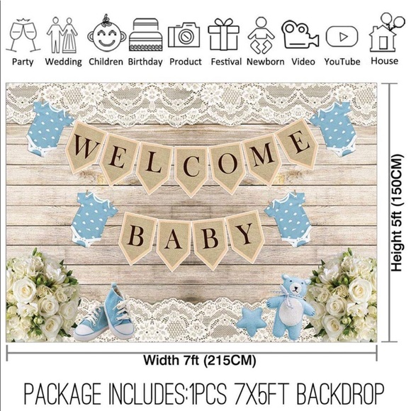 Baby shower back drop - Picture 2 of 3